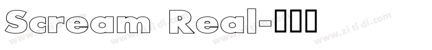 Scream Real字体转换